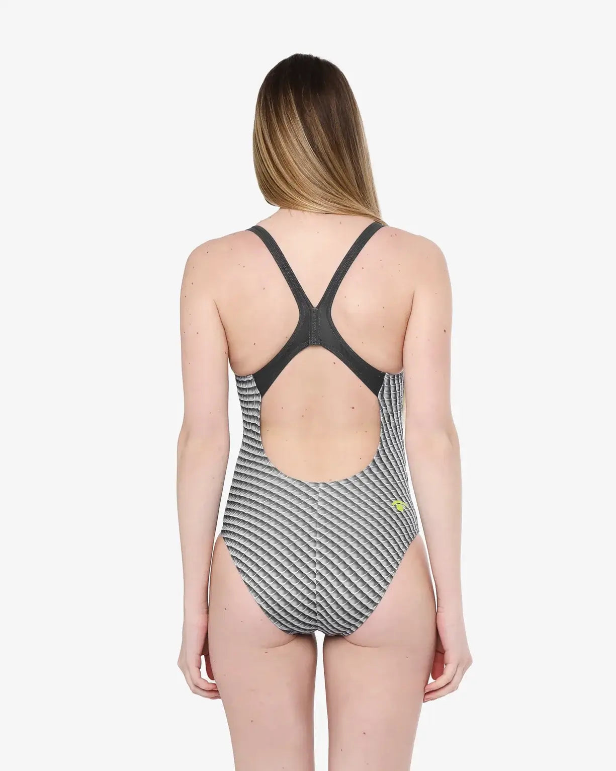 Ropa de baño de entrenamiento Jaked Flake, diseño funcional y cómodo para nadar, vista trasera.