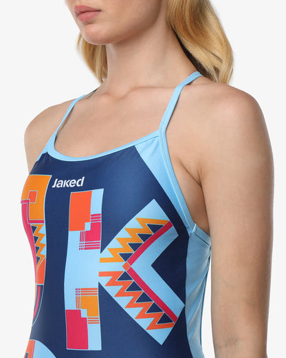 Ropa de baño One-piece Jaked Mood Blu | Blue Zone