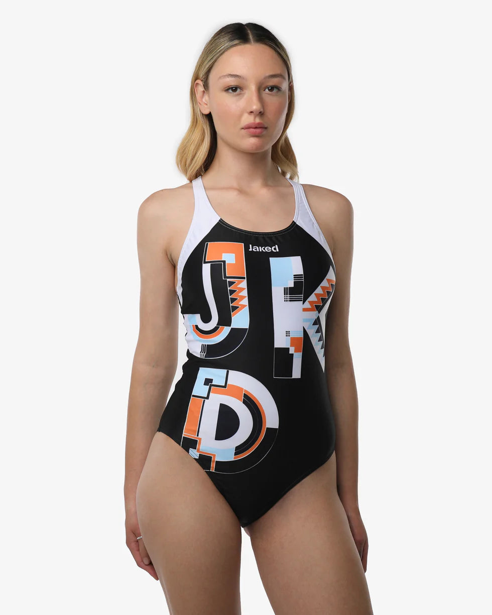 Ropa de baño One-piece Jaked Mood Nero | Blue Zone