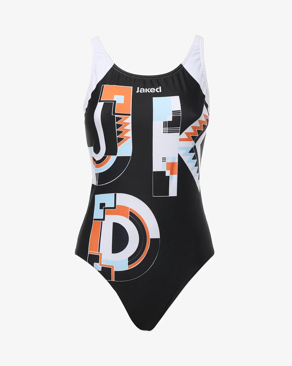 Ropa de baño One-piece Jaked Mood Nero | Blue Zone