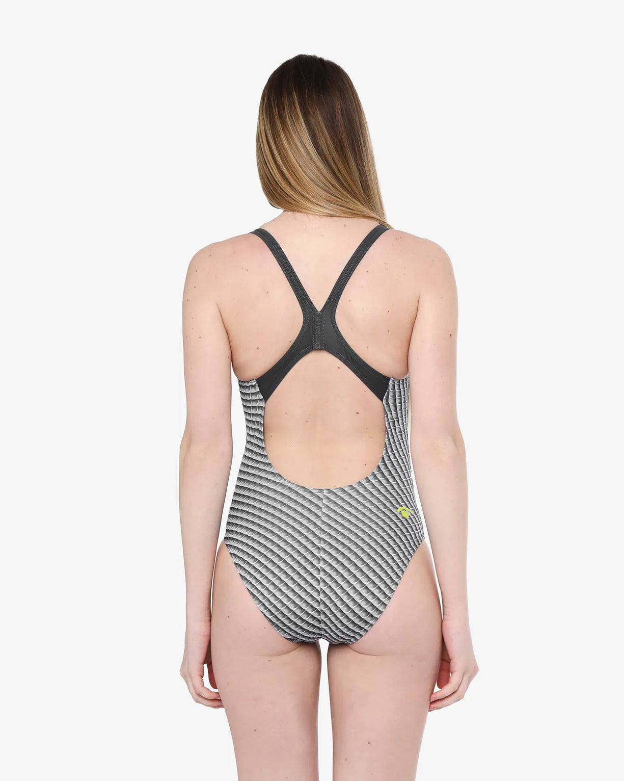 Ropa de baño de entrenamiento Jaked Flake, diseño funcional y cómodo para nadar, vista trasera.