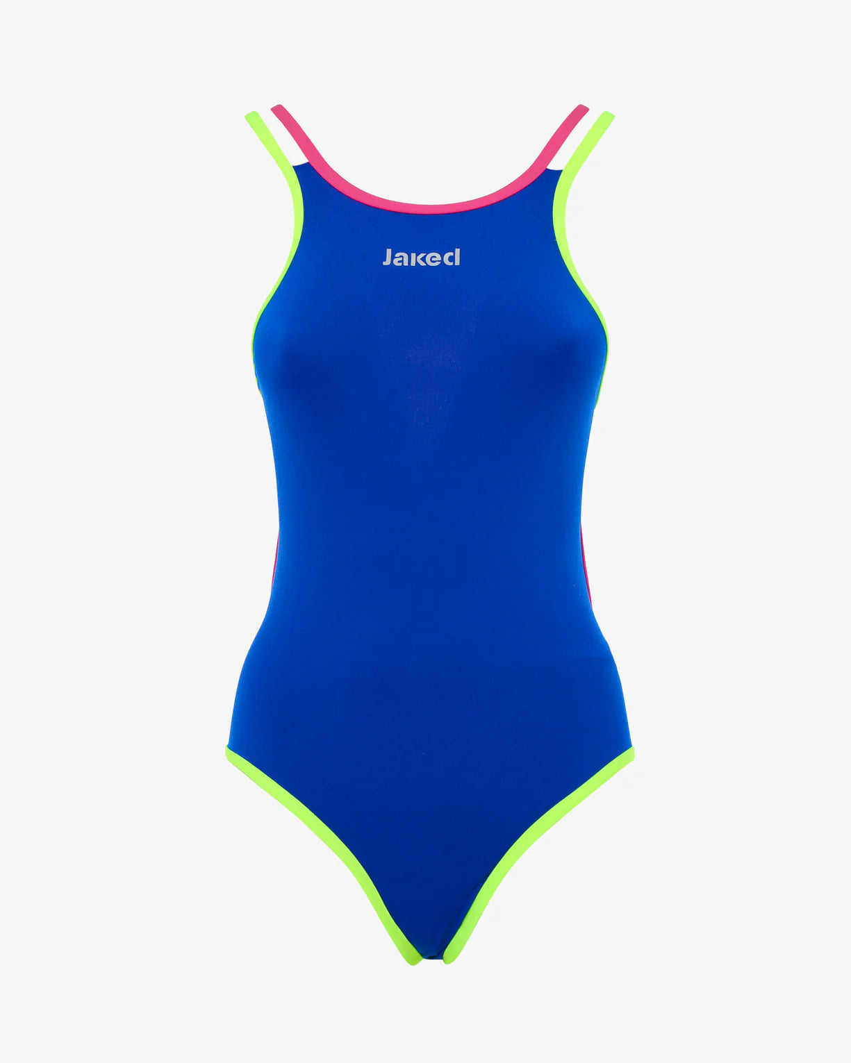 Ropa de baño de entrenamiento Jaked Venezia en azul con tirantes elásticos y diseño funcional.
